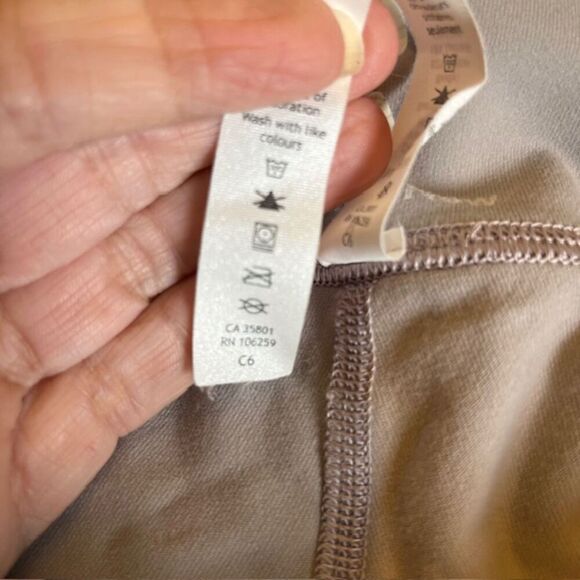 Lululemon Wunder Under Pant (High-Rise) *Tech Mesh 28" Dark Chrome 8 - Picture 11 of 13